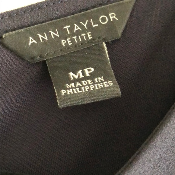 Ann Taylor peplum sleeveless blouse - Picture 2 of 4